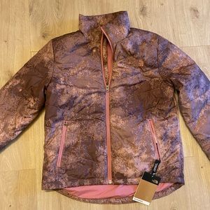 North face puffer jacket purple pink